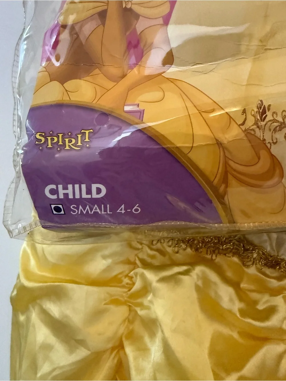Spirit Belle Yellow Princess Ball Gown Kids Costume